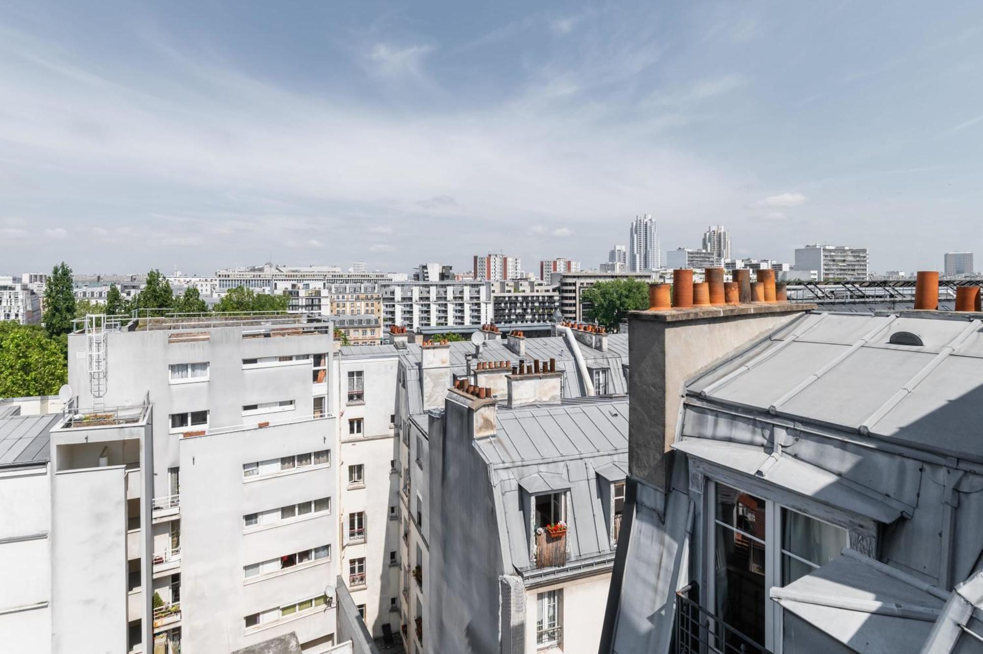 شقة 2 Pieces Refait A Neuf Dernier Etage - Paris 19 - 4P - Flat-Guest المظهر الخارجي الصورة